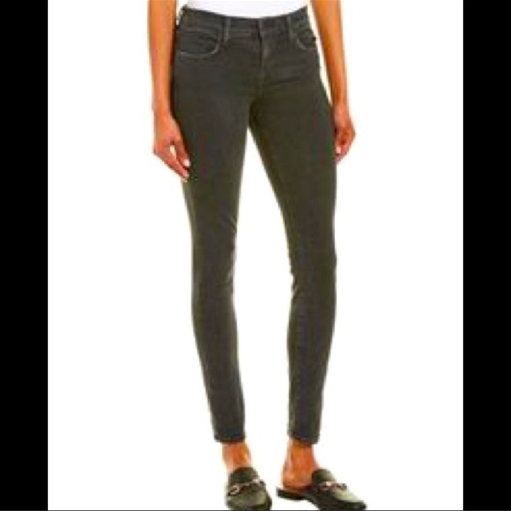 Baldwin the Sophia Mid rise skinny jean in Smoke